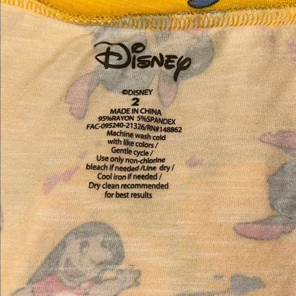 Torrid Yellow Disney Graphic LILO and Stitch Print Top - Picture 7 of 10